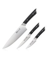 Cangshan Helena Black Series 3-Piece Starter Knife Set 