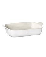 Emile Henry 11 x 8 Ceramic Baking Dish - Sugar White 239620