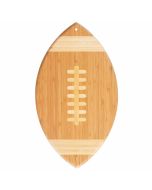 image shows Totally Bamboo Football Serving Board against a blank, white background