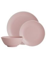 Mason Cash Classic Collection 12-Piece Dinnerware Set | Pink