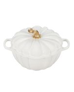 Le Creuset 4 Qt. Pumpkin Dutch Oven | White