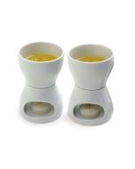 213 Porcelain Butter Warmers - Set of 2