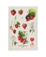 Now Designs 18" x 28" Printed Dishtowel | Vintage Strawberries