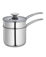 Frieling Mini Double Boiler with Glass Lid | 1.6-Quart