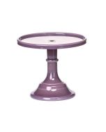 Mosser Glass 6" Cake Plate - Eggplant