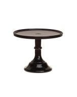 Mosser Glass 9" Cake Plate - Black Raspberry 
