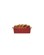 Sassafras Superstone Loaf Pan | Red Glazed