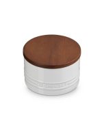 Le Creuset Signature 16oz Stoneware Canister with Wood Lid