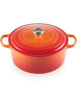 Le Creuset 9 Qt. Round Signature Dutch Oven | Flame Orange