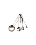 Norpro Stainless Steel Measuring Spoons | Flat Bottom (Set of 4)