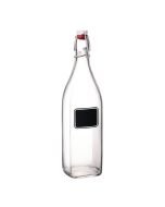 Bormioli Rocco 33.75oz Swing Top Glass Bottle with Chalkboard Label

