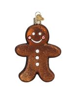 image shows Old World Christmas Ornament | Ginger Cottages Gingerman against a blank, white background