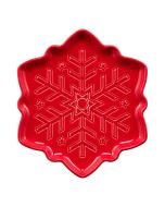 Fiesta® 8" Snowflake Shaped Plate | Scarlet