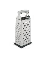 Norpro 4-Sided Box Grater showing the coarse and medium surfaces