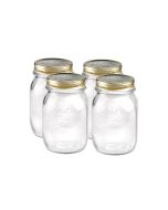 Bormioli Rocco 17 oz Quattro Stagioni Jar | Set of 4