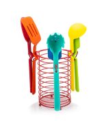 7-Piece Silicone Utensil Set with Caddy