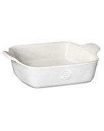 Emile Henry Square Ceramic Baking Dish - Sugar White 232023