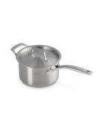 Le Creuset Essential Stainless Steel 3 Qt. Saucepan with Lid