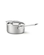 All-Clad D5 Brushed Stainless Steel Saucepan & Lid | 3 Qt.