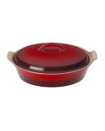 4-Qt Heritage Oval Casserole - Cerise-Cherry Red - PG04053A-3667