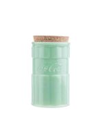 TableCraft Coca-Cola Jadeite 38oz Canister with Lid