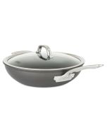 Viking Hard Anodized Nonstick 12" Covered Chef's Pan with Glass Lid