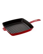 Staub 12" Square Grill Pan - Cherry 