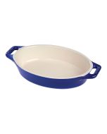 Staub 11" Oval Baking Dish | Dark Blue