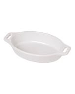 Staub 11" Oval Baking Dish | White