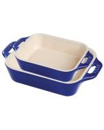 Staub 2pc Rectangular Baking Dish Set - Dark Blue (40508-628)