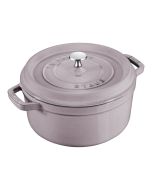 Staub 11'' Cast Iron Traditional Deep Skillet in Lilac, Fry Pans