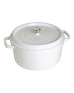 Le Creuset Noël Collection Enameled Cast Iron 12 Days of Christmas Round  Dutch Oven, 3.5 qt., White
