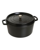 Staub 13.25 Qt. Round Dutch Oven | Matte Black