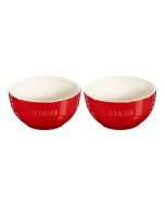 Staub 2-Piece Large Universal Bowl Set | Cherry