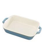 Staub 7.5" X 6" Rectangular Baking Dish | Rustic Turquoise