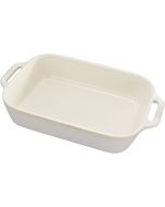 Staub 10.5" X 7.5" Rectangular Baking Dish | Rustic Ivory