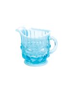 Mosser Glass Eye Winker Creamer in Aqua Opal