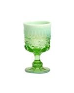 Mosser Glass Eye Winker 10oz Goblet | Green Opal