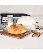 Nordic Ware Deluxe Simply Sourdough Complete Bread Making Kit with Fresh Loaf of Sourdough