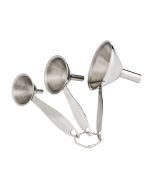 Harold Imports Stainless Steel Funnel Set