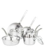Viking Contemporary 3 Ply Mirror 10 Piece Cookware Set