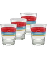 Fiesta® 15oz Tapered Double Old Fashion Glasses (Set of 4) | Edgeline Vibrant 