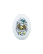 Fiesta 9.6" Small Oval Serving Platter - Easter Enchantment, top view 