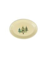 9.6" Oval Platter with a Christmas Tree - 4569522 Fiesta