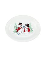 Fiesta® Snowman and Lady Medium Oval Platter - 45741874