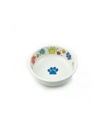 Fiesta® Small 14.25oz Dog Bowl | Scatter Print Dog Paws