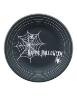 Fiesta® 9" Round Luncheon Plate | Happy Halloween Spider Web