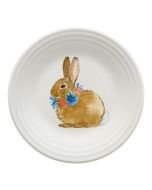 Fiesta® 9" Round Luncheon Plate (Breezy Floral Easter Bunny)