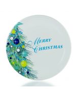 Fiesta® 11.75" Chop Plate | Merry Christmas (Blue)
