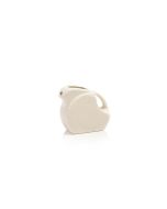 Fiesta® 5oz Miniature Disk Pitcher | Linen against a clean white background

